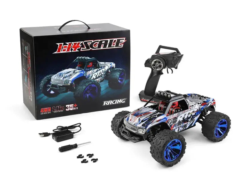 1:14 4WD RC Lowrider Off-Road Truck, Max 35km/h Electric Racing Car ZD-pro RC