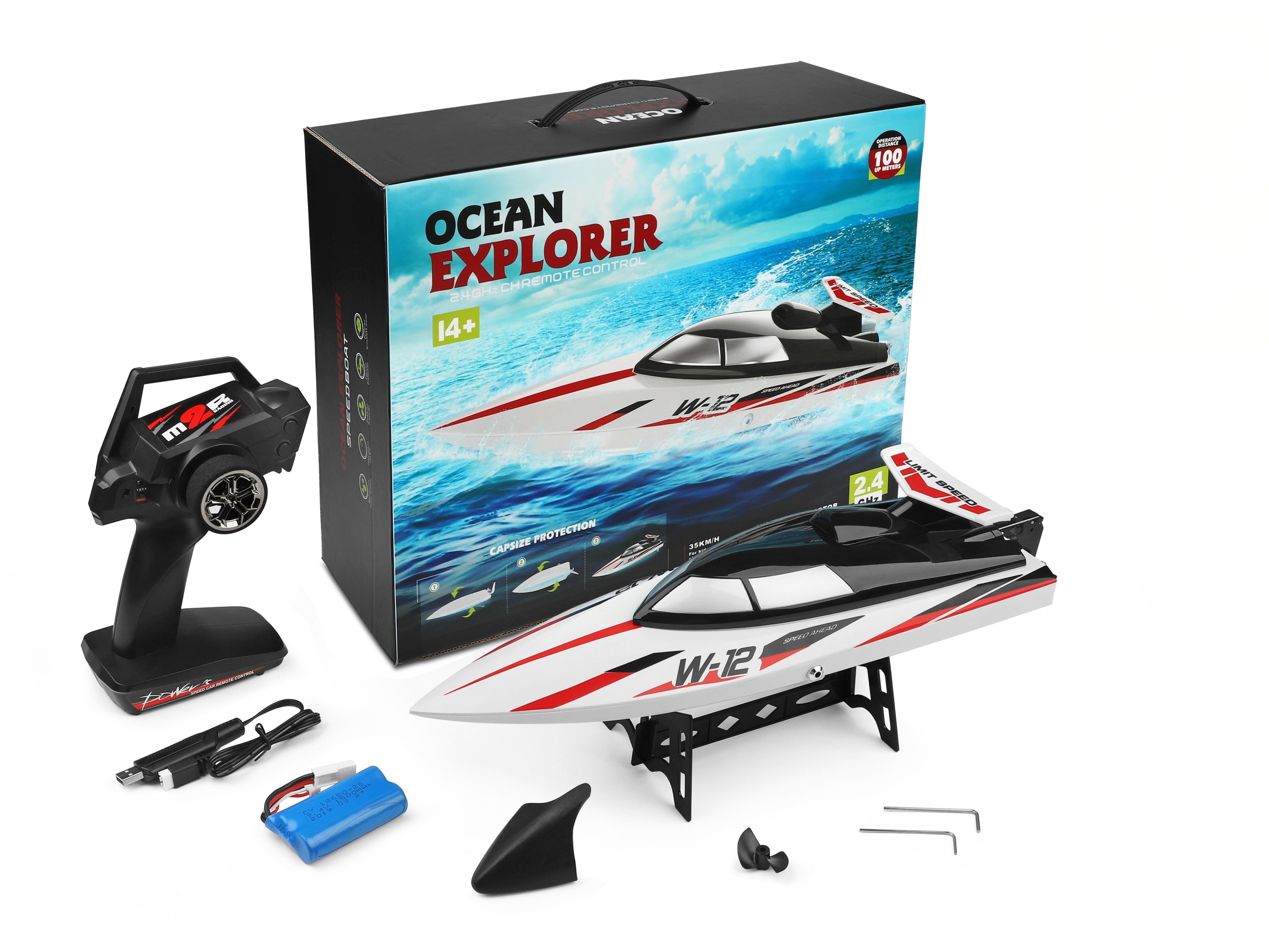 WL912-A High-Speed Remote Control Boat with Self-Righting Design