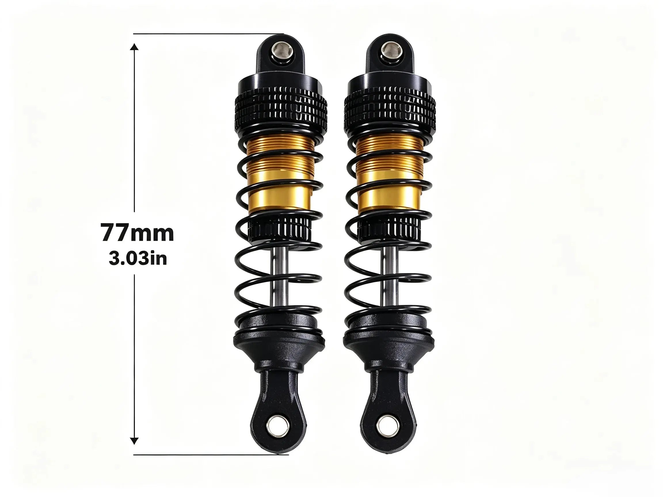 Semi-Metal Hydraulic Shocks Aluminum Damper for 1/12 1/14 1/16 RC Off-Road Car ZD-pro RC
