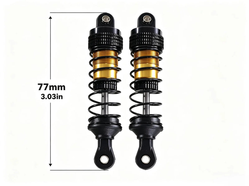 Semi-Metal Hydraulic Shocks Aluminum Damper for 1/12 1/14 1/16 RC Off-Road Car ZD-pro RC