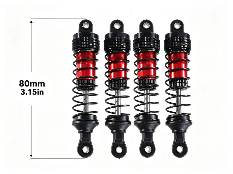 Semi-Metal Hydraulic Shocks Aluminum Damper for 1/12 1/14 1/16 RC Off-Road Car ZD-pro RC