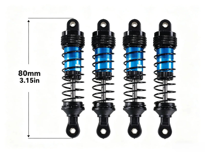 Semi-Metal Hydraulic Shocks Aluminum Damper for 1/12 1/14 1/16 RC Off-Road Car ZD-pro RC