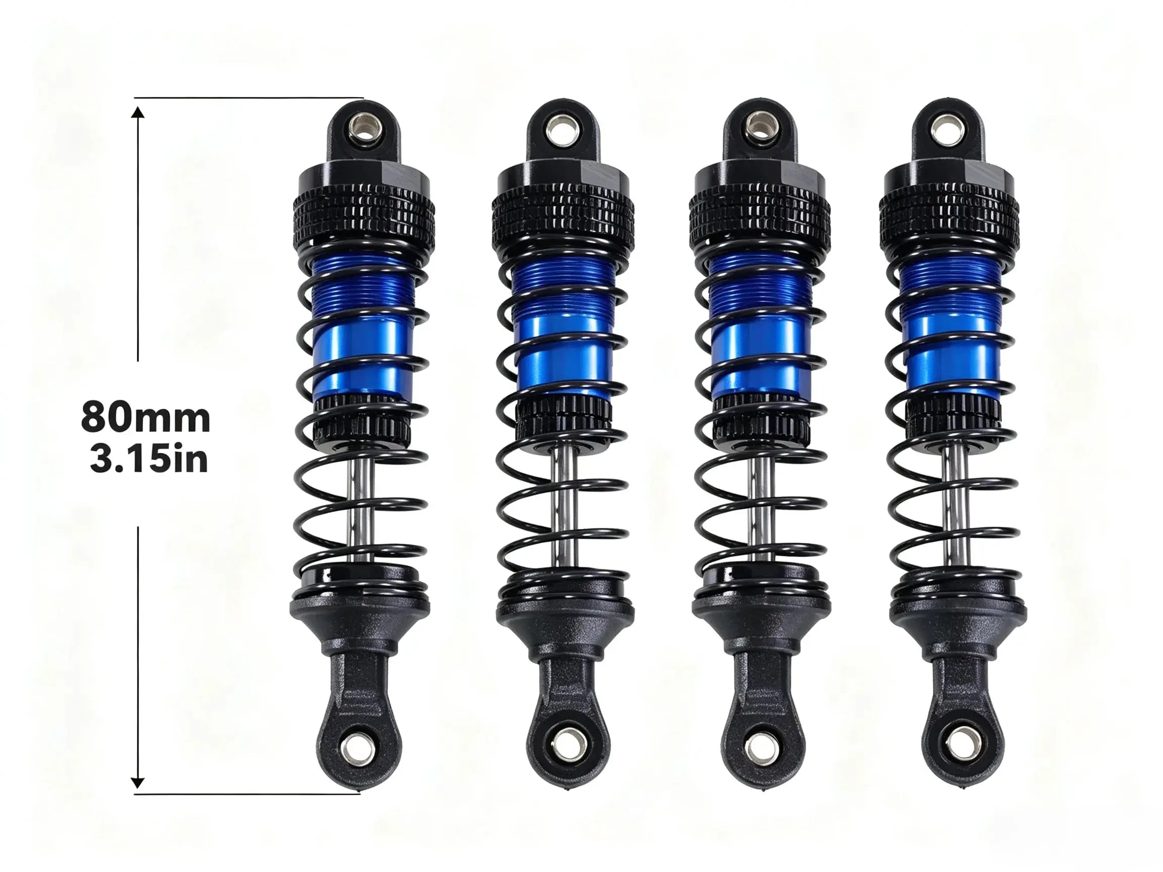 Semi-Metal Hydraulic Shocks Aluminum Damper for 1/12 1/14 1/16 RC Off-Road Car ZD-pro RC