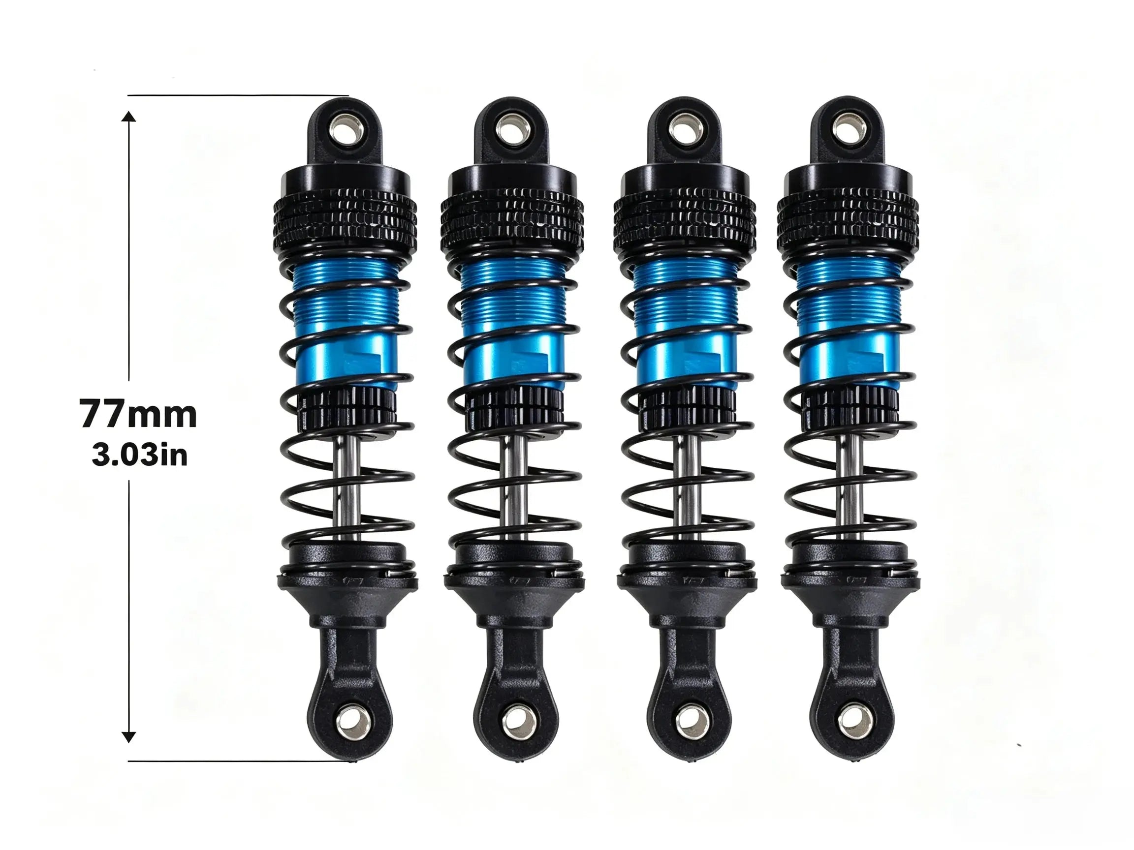 Semi-Metal Hydraulic Shocks Aluminum Damper for 1/12 1/14 1/16 RC Off-Road Car ZD-pro RC