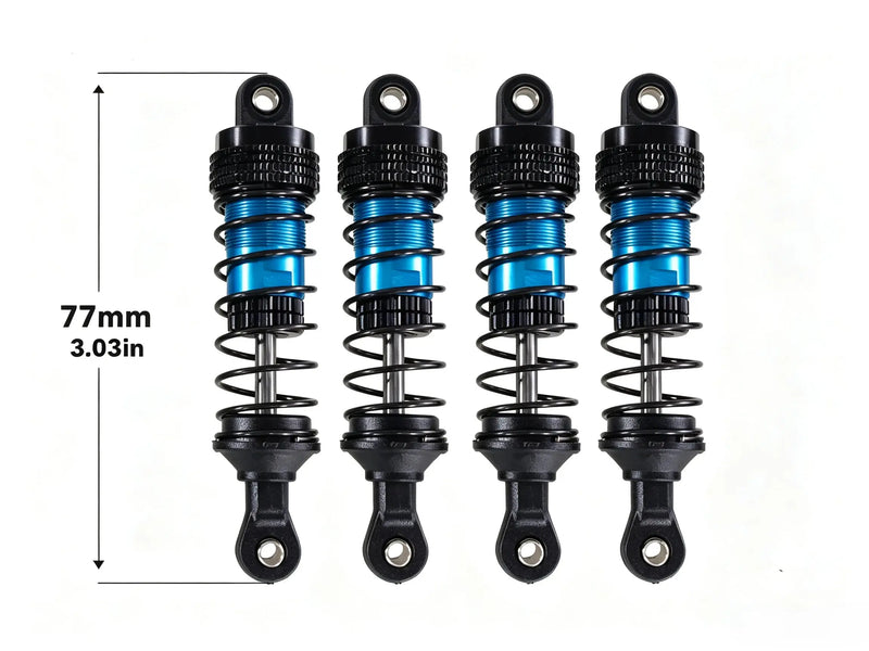 Semi-Metal Hydraulic Shocks Aluminum Damper for 1/12 1/14 1/16 RC Off-Road Car ZD-pro RC