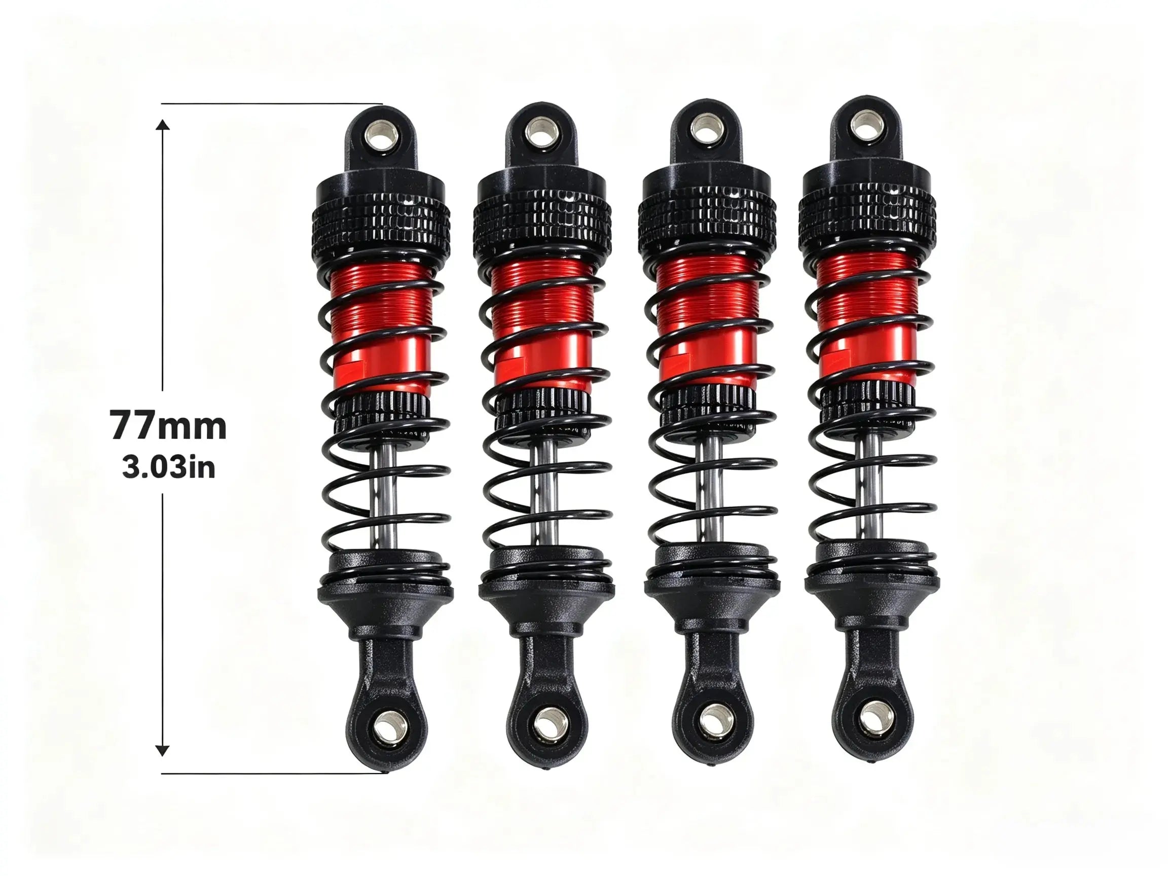Semi-Metal Hydraulic Shocks Aluminum Damper for 1/12 1/14 1/16 RC Off-Road Car ZD-pro RC