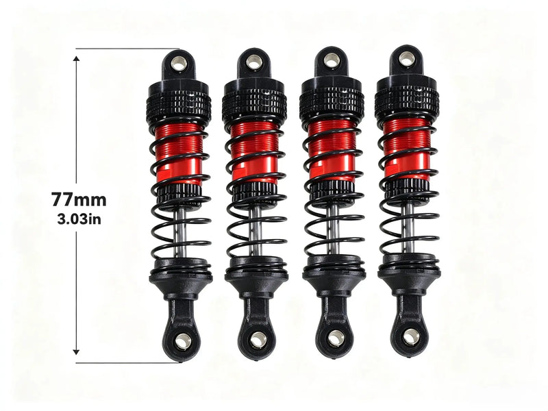 Semi-Metal Hydraulic Shocks Aluminum Damper for 1/12 1/14 1/16 RC Off-Road Car ZD-pro RC