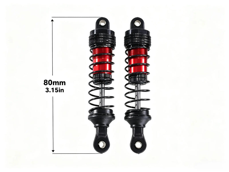 Semi-Metal Hydraulic Shocks Aluminum Damper for 1/12 1/14 1/16 RC Off-Road Car ZD-pro RC