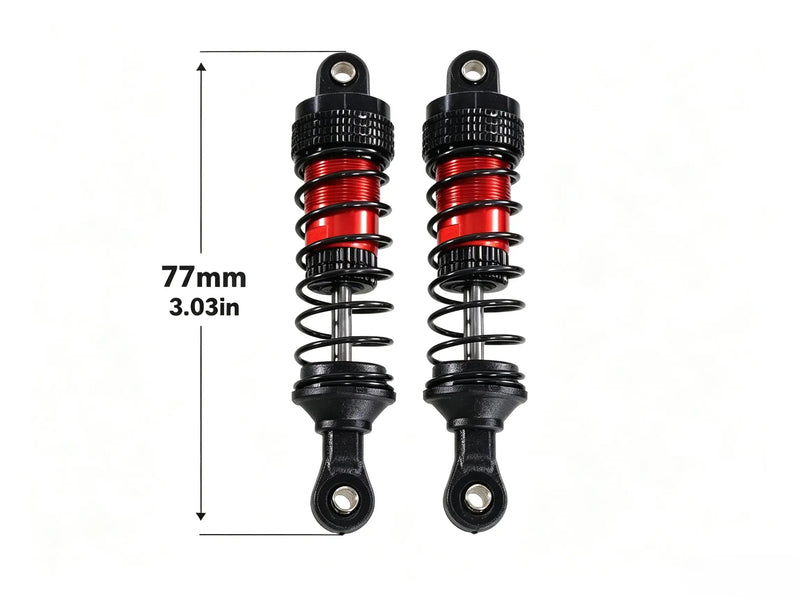 Semi-Metal Hydraulic Shocks Aluminum Damper for 1/12 1/14 1/16 RC Off-Road Car ZD-pro RC