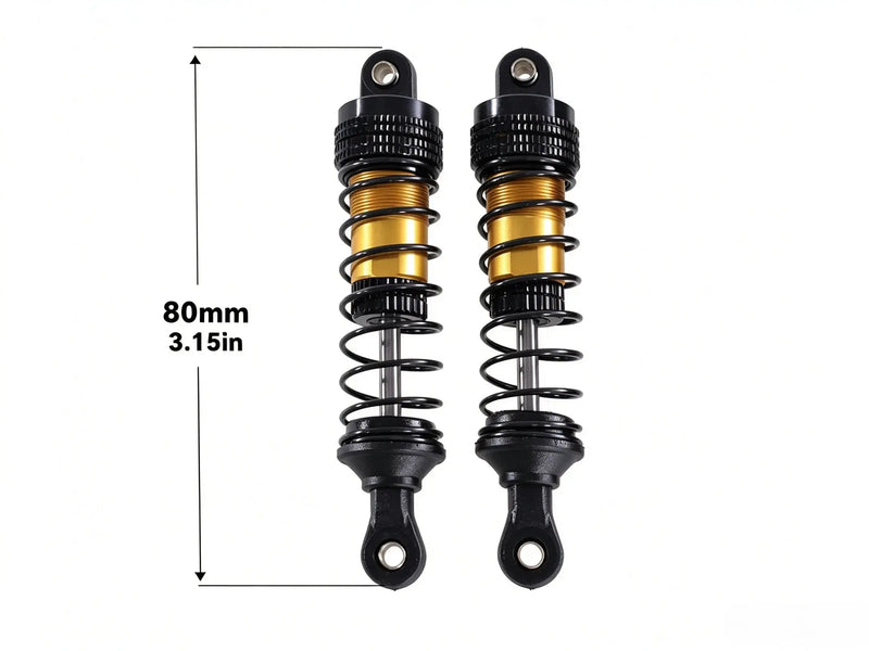 Semi-Metal Hydraulic Shocks Aluminum Damper for 1/12 1/14 1/16 RC Off-Road Car ZD-pro RC