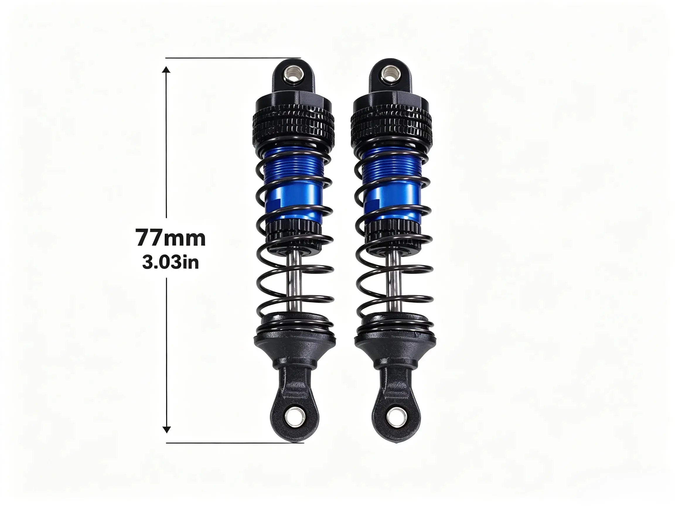 Semi-Metal Hydraulic Shocks Aluminum Damper for 1/12 1/14 1/16 RC Off-Road Car ZD-pro RC