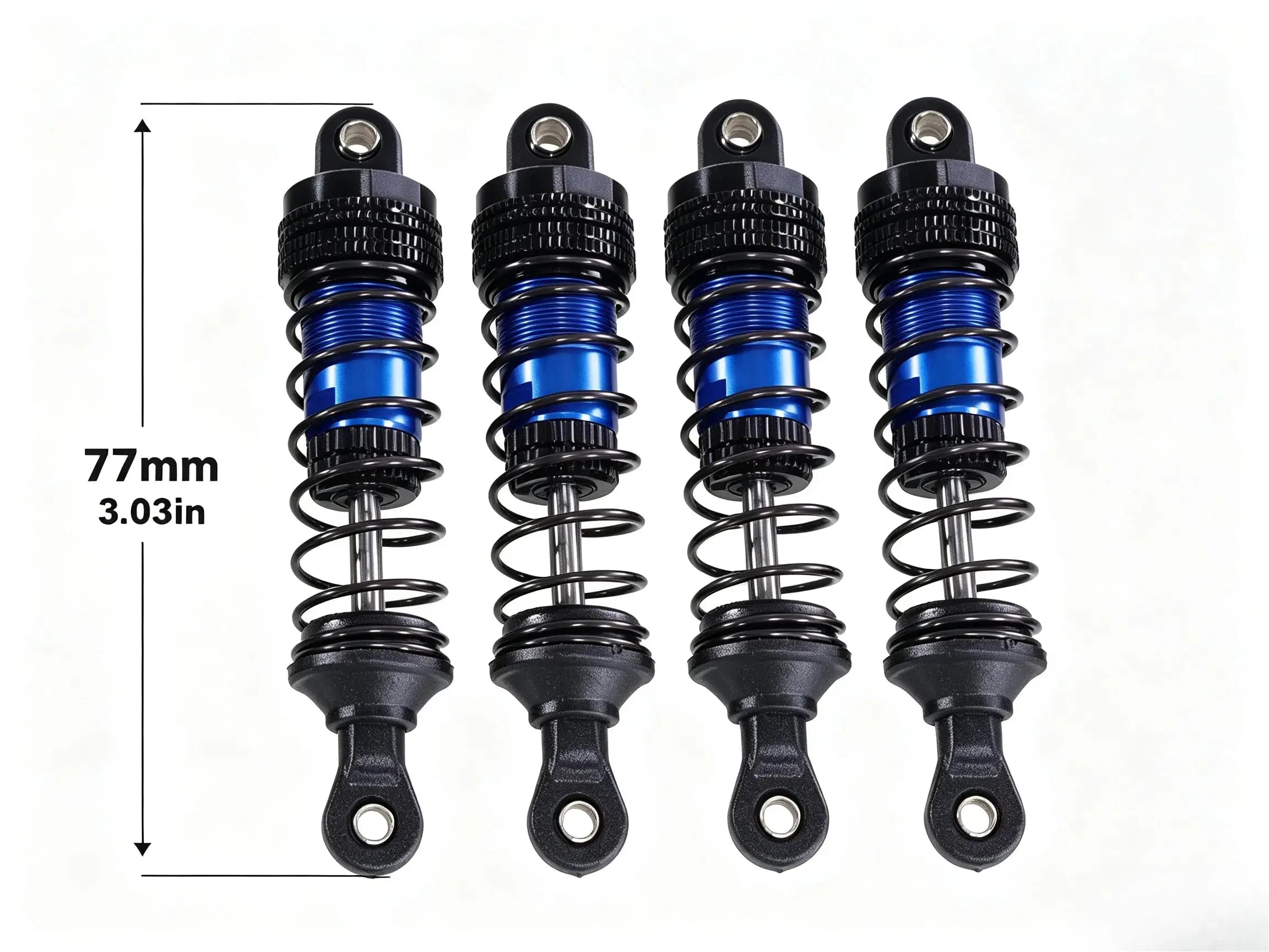 Semi-Metal Hydraulic Shocks Aluminum Damper for 1/12 1/14 1/16 RC Off-Road Car ZD-pro RC