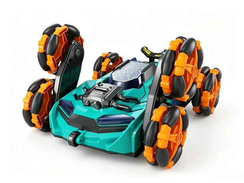 Six‑Wheels Transformable RC Stunt Car With Spray & Realistic Sound ZD-pro RC