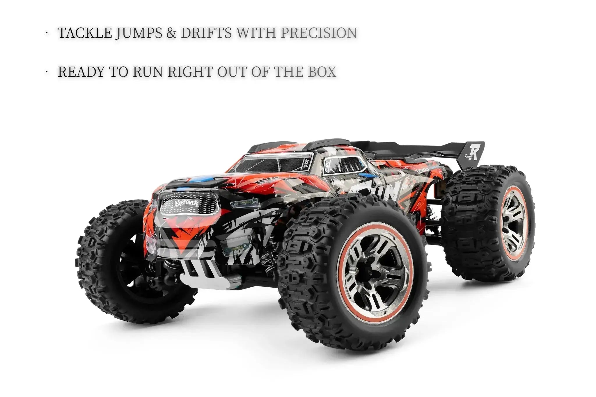 1:18 Monster Bigfoot Car Function display chart - ZD-pro RC