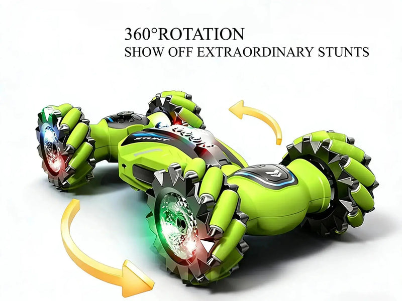360° Spin RC car Stunt demonstration diagram - ZD-pro RC