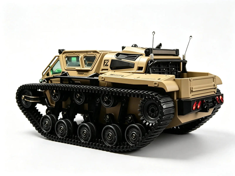 Full‑Proportional Tracked RC Crawler With LED Lights 360° Rotatable ZD-pro RC