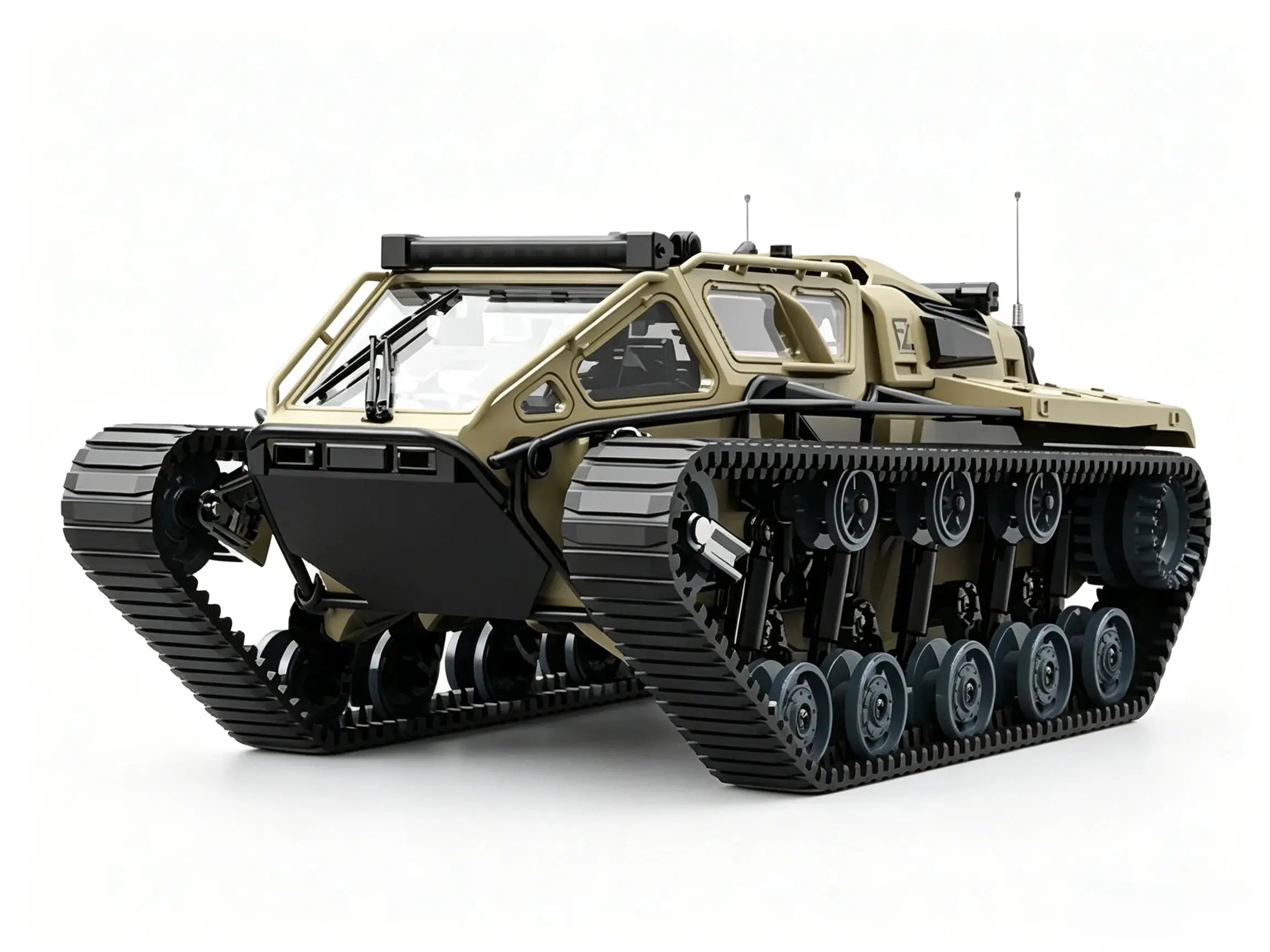 Full‑Proportional Tracked RC Crawler With LED Lights 360° Rotatable ZD-pro RC