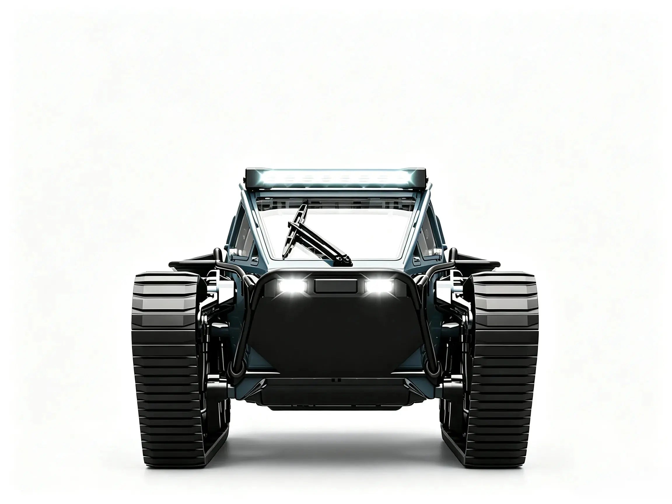 Full‑Proportional Tracked RC Crawler With LED Lights 360° Rotatable ZD-pro RC