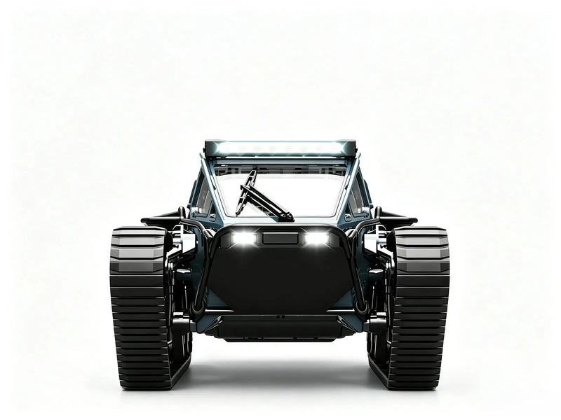 Full‑Proportional Tracked RC Crawler With LED Lights 360° Rotatable ZD-pro RC
