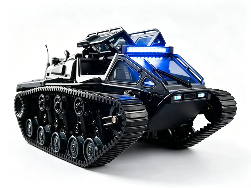 Full‑Proportional Tracked RC Crawler With LED Lights 360° Rotatable ZD-pro RC