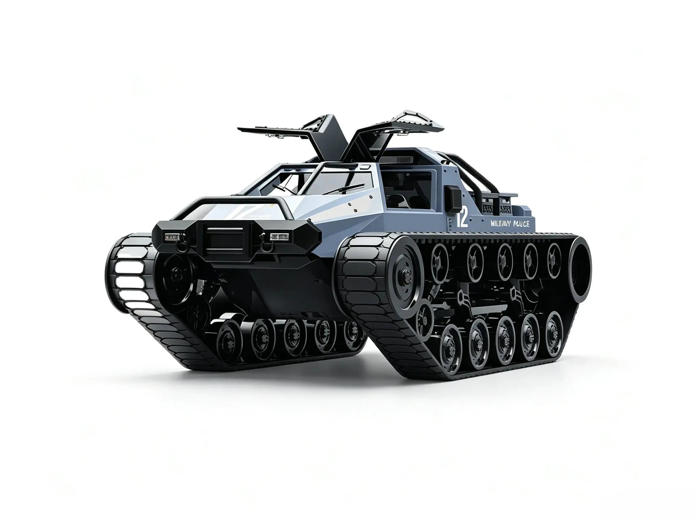 Full‑Proportional Tracked RC Crawler With LED Lights 360° Rotatable ZD-pro RC