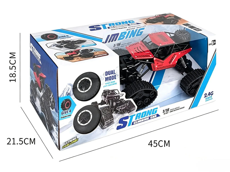 4WD Tracked RC Rock Crawler All‑Terrain Off‑Road Hobby Toy ZD-pro RC