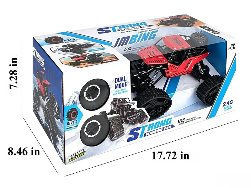 4WD Tracked RC Rock Crawler All‑Terrain Off‑Road Hobby Toy ZD-pro RC
