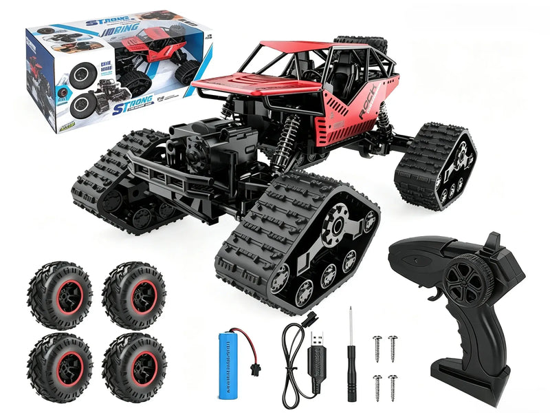 4WD Tracked RC Rock Crawler All‑Terrain Off‑Road Hobby Toy ZD-pro RC