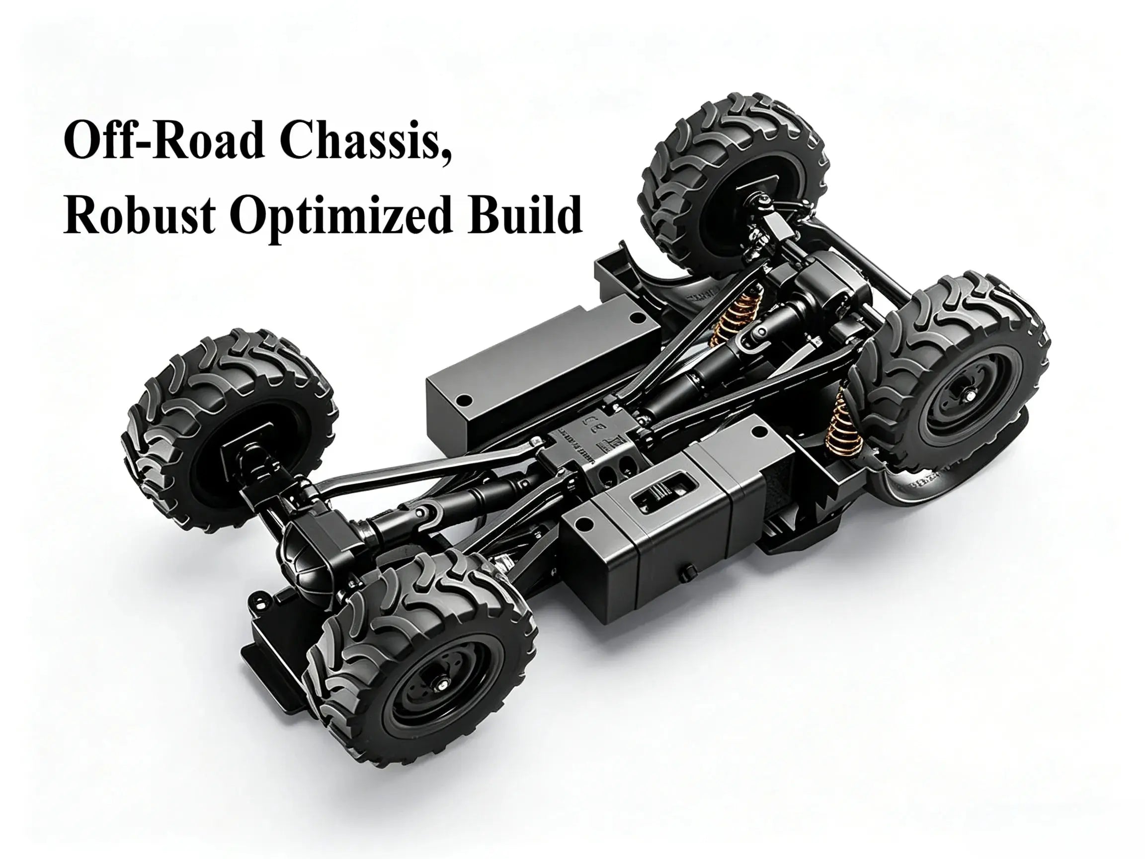 RC Crawler Truck | 4WD All Terrain Off-Road Semi RC Vehicle ZD-pro RC