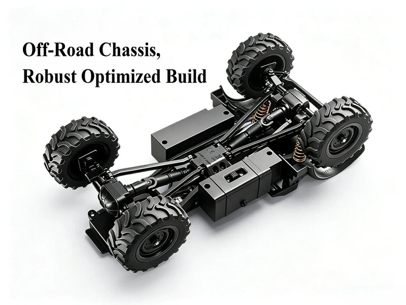 RC Crawler Truck | 4WD All Terrain Off-Road Semi RC Vehicle ZD-pro RC