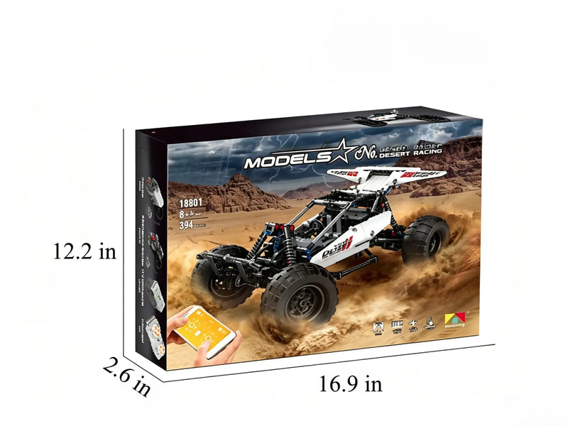 Dual Mode control car racing Desert Off-Road Car 394-Piece DIY RC Vehicle ZD-pro RC