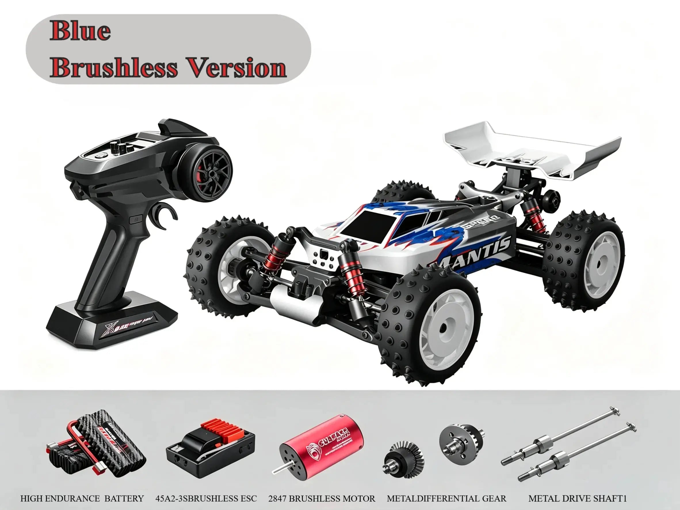 1/16 4WD control car racing Off-Road Buggy | Brushed & Brushless Two Power Options ZD-pro RC