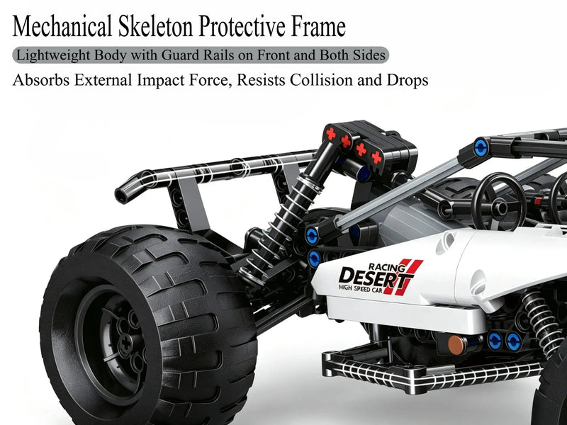 Dual Mode control car racing Desert Off-Road Car 394-Piece DIY RC Vehicle ZD-pro RC