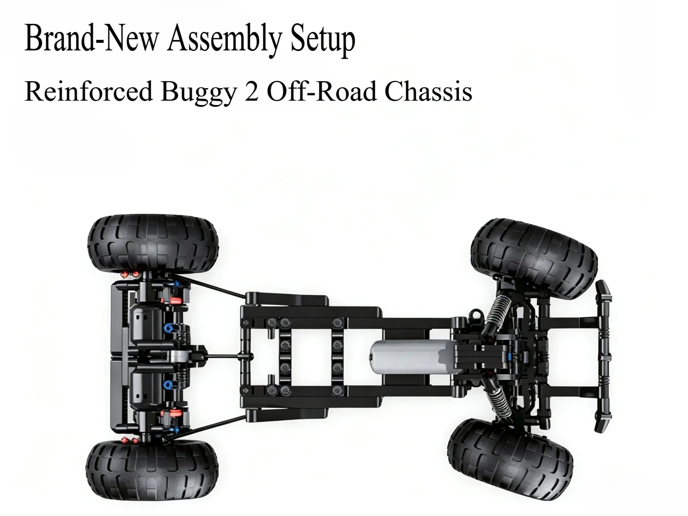 Dual Mode control car racing Desert Off-Road Car 394-Piece DIY RC Vehicle ZD-pro RC