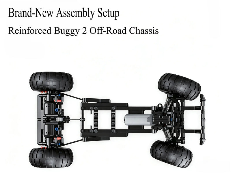 Dual Mode control car racing Desert Off-Road Car 394-Piece DIY RC Vehicle ZD-pro RC
