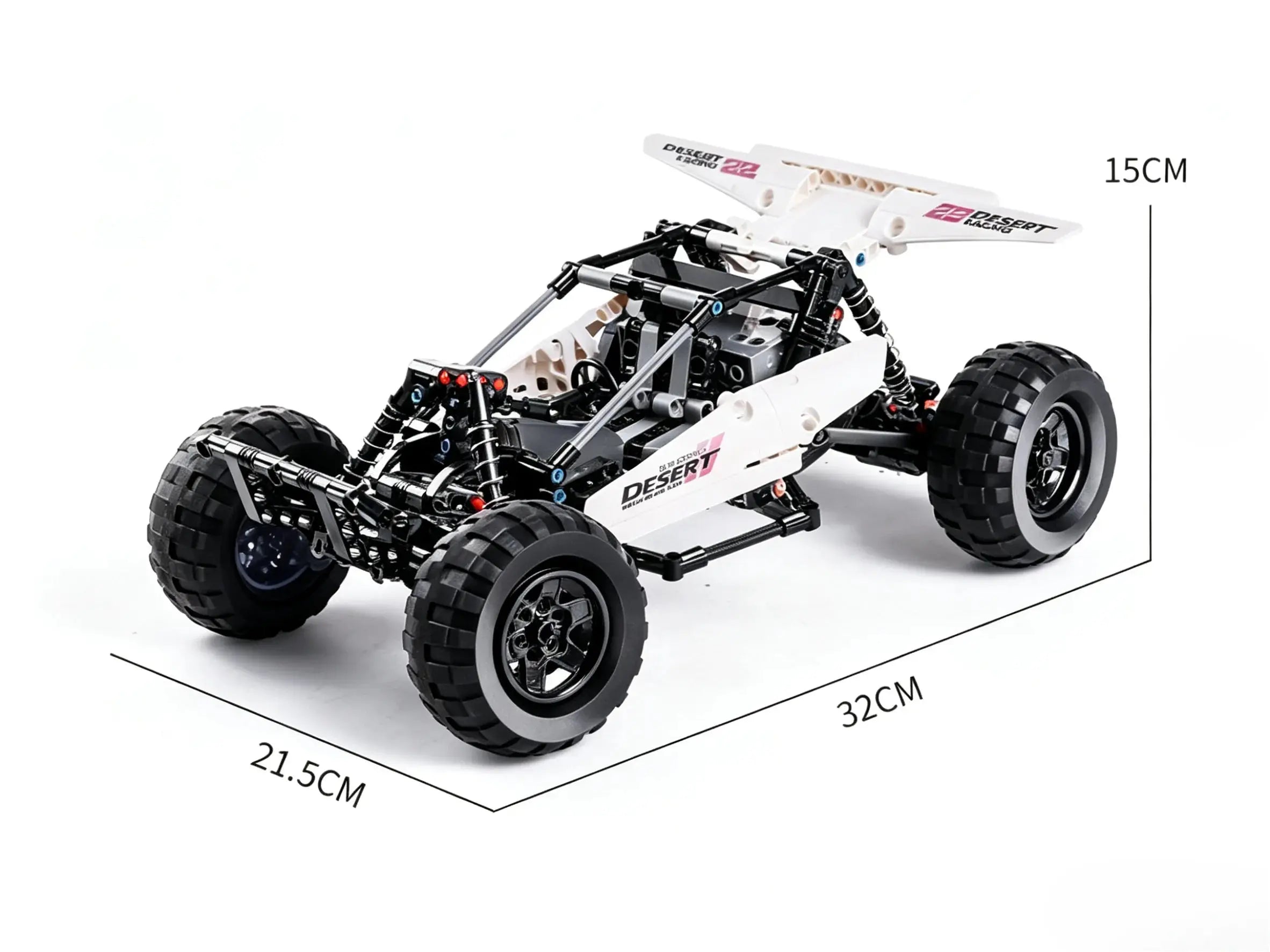 Dual Mode control car racing Desert Off-Road Car 394-Piece DIY RC Vehicle ZD-pro RC