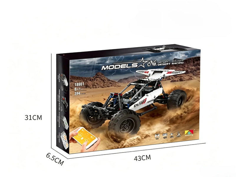 Dual Mode control car racing Desert Off-Road Car 394-Piece DIY RC Vehicle ZD-pro RC