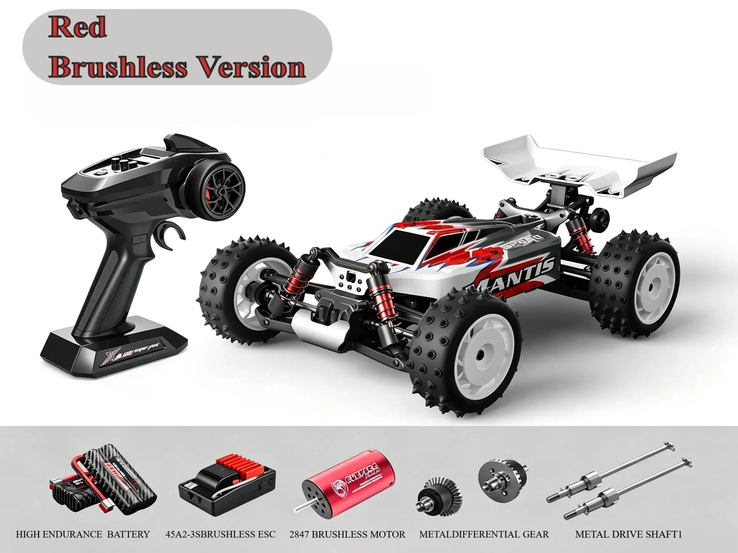 1/16 4WD control car racing Off-Road Buggy | Brushed & Brushless Two Power Options ZD-pro RC