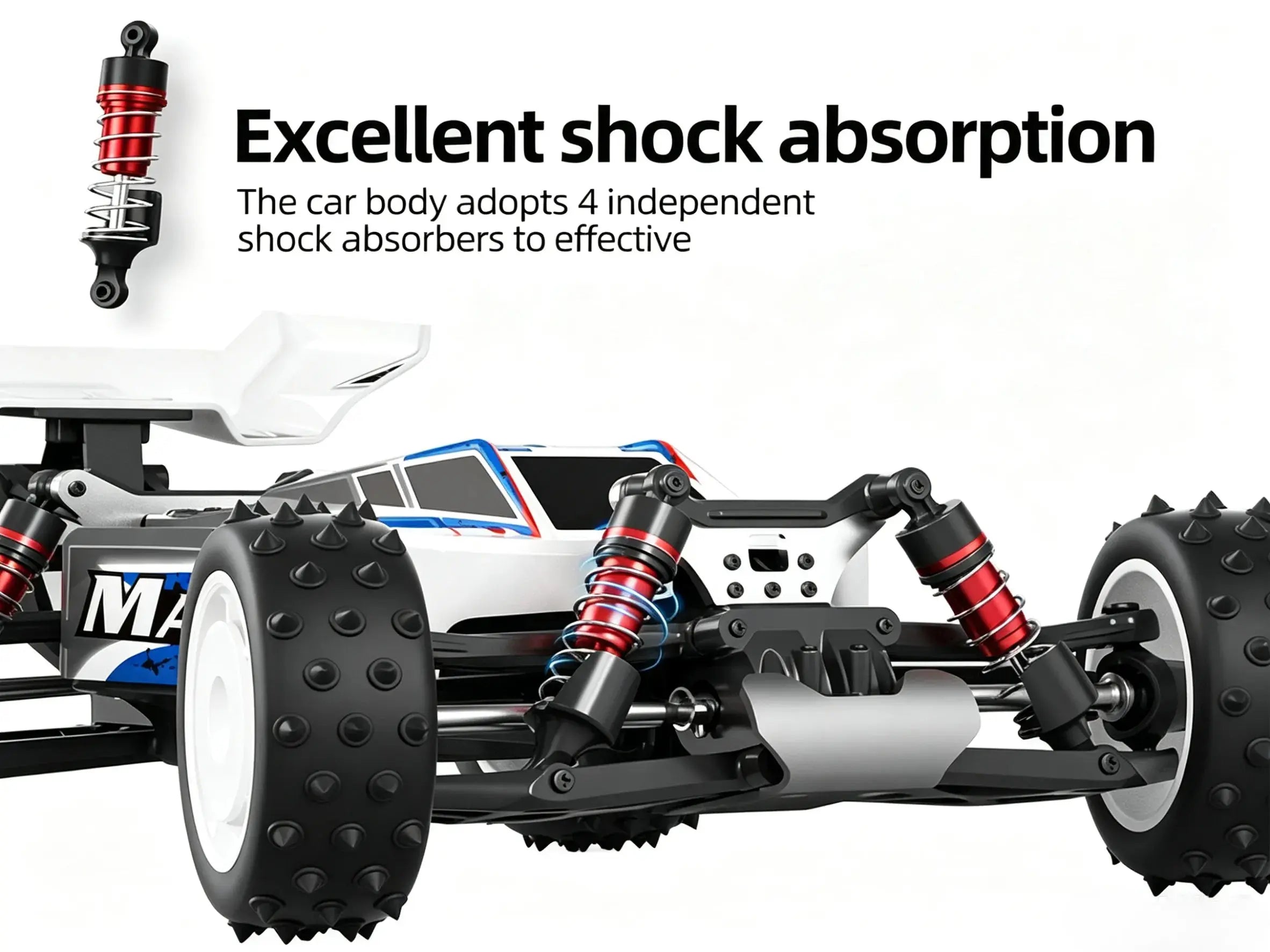 1/16 4WD control car racing Off-Road Buggy | Brushed & Brushless Two Power Options ZD-pro RC