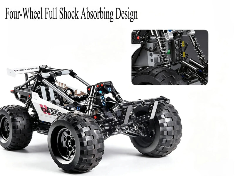 Dual Mode control car racing Desert Off-Road Car 394-Piece DIY RC Vehicle ZD-pro RC