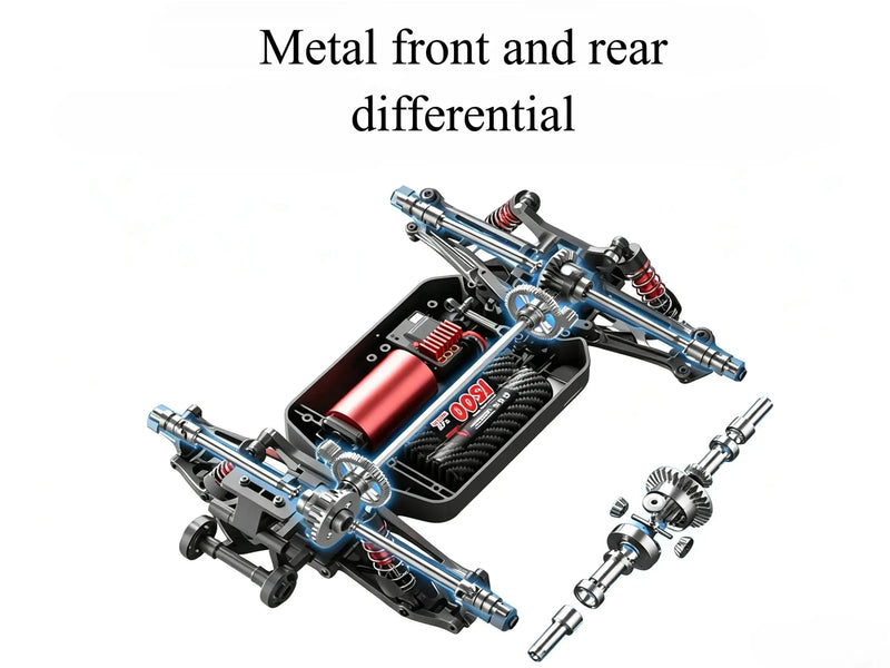 1/16 4WD control car racing Off-Road Buggy | Brushed & Brushless Two Power Options ZD-pro RC