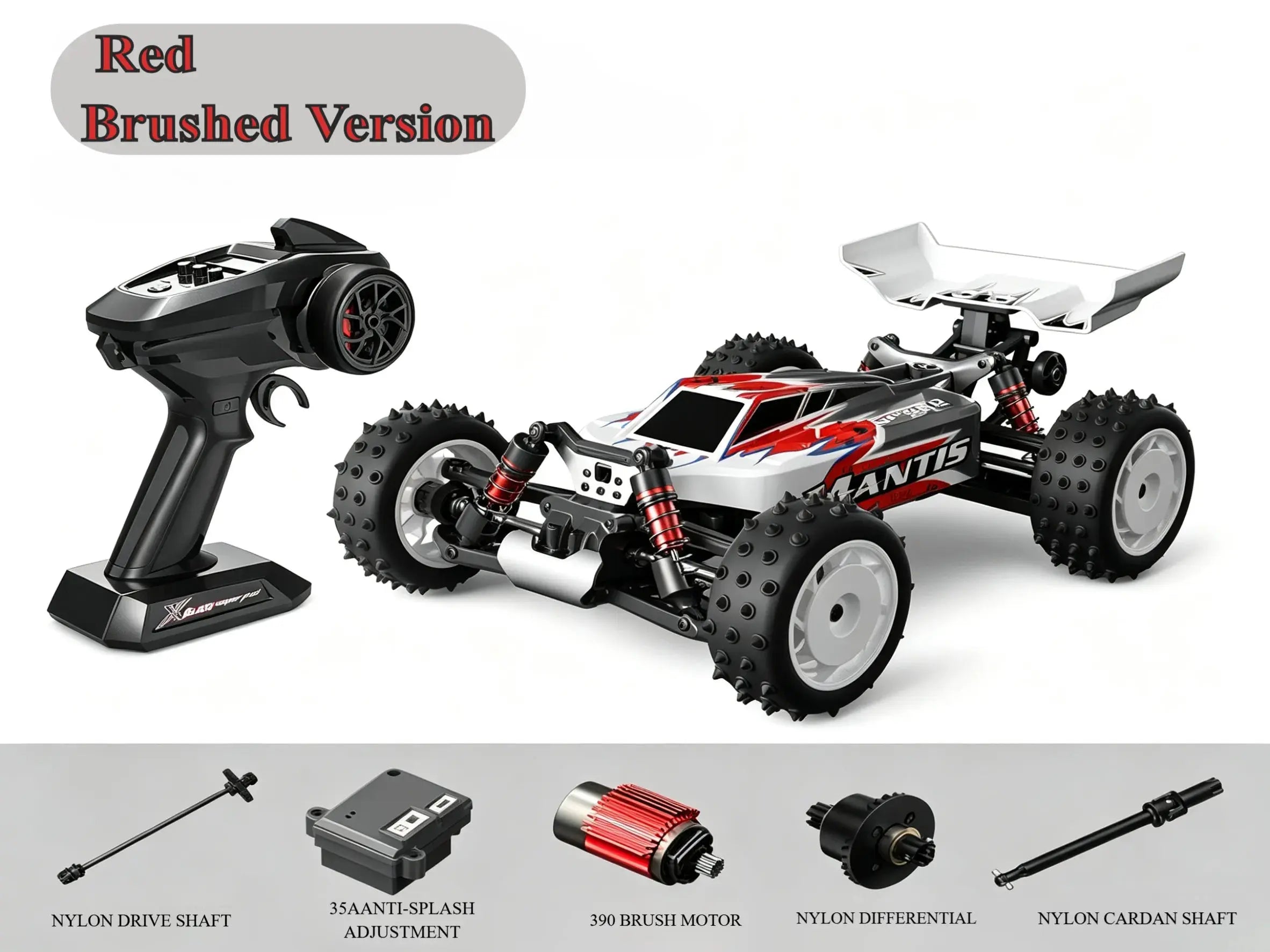 1/16 4WD control car racing Off-Road Buggy | Brushed & Brushless Two Power Options ZD-pro RC