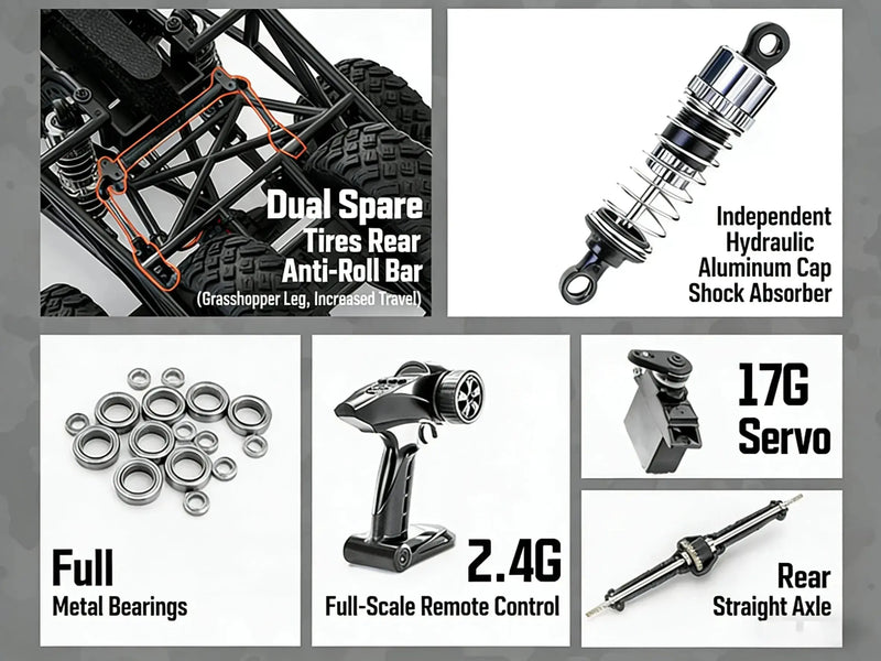 1:16 4WD Brushless Drag Racing RC Trucks ZD-pro RC