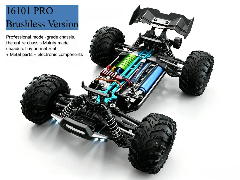 1:16 4WD All-Terrain Waterproof RC Monster Truck ZD-pro RC