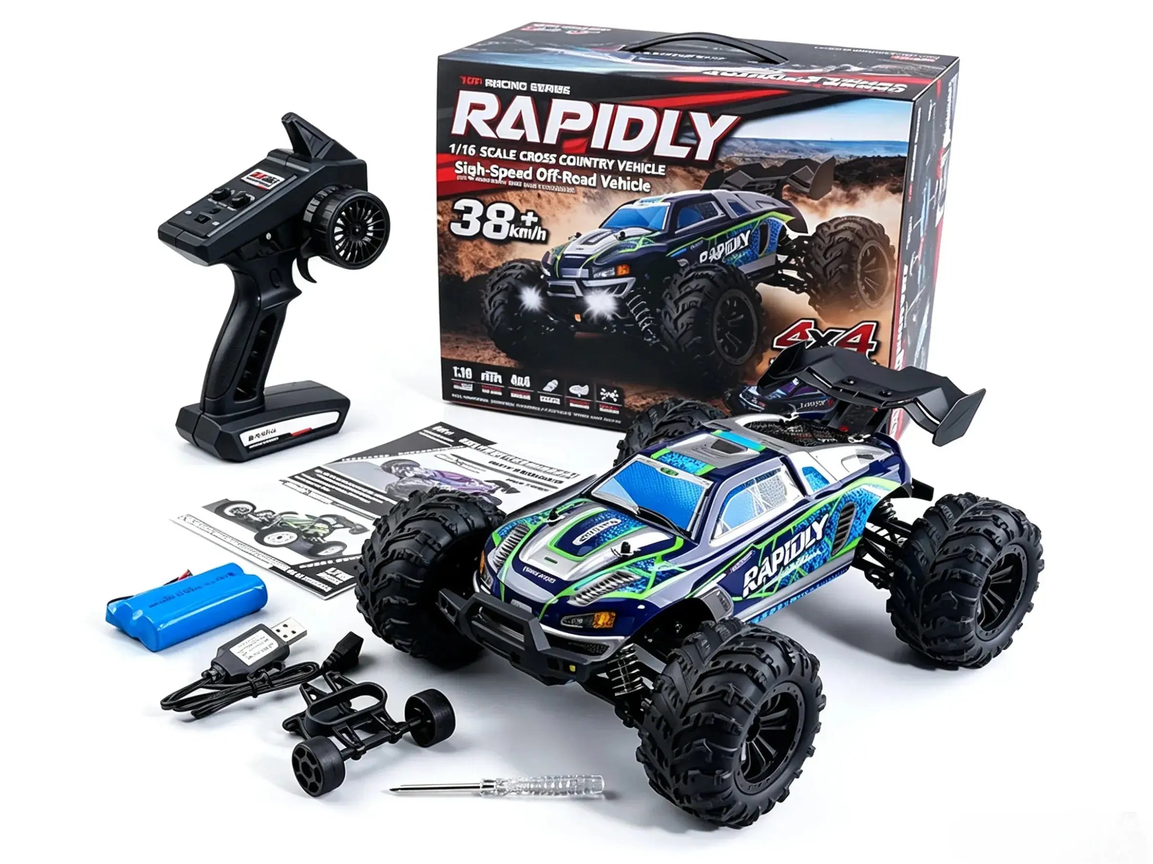 1:16 4WD All-Terrain Waterproof RC Monster Truck ZD-pro RC