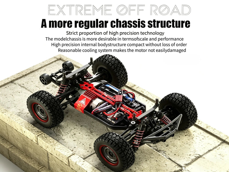 1/16 Scale 4WD High Speed Monster Truck for All Terrains ZD-pro RC