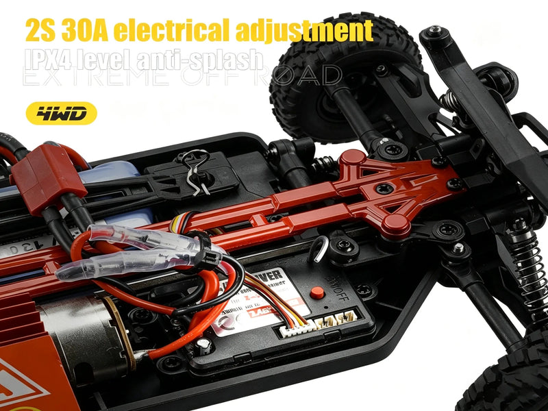 1/16 Scale 4WD High Speed Monster Truck for All Terrains ZD-pro RC