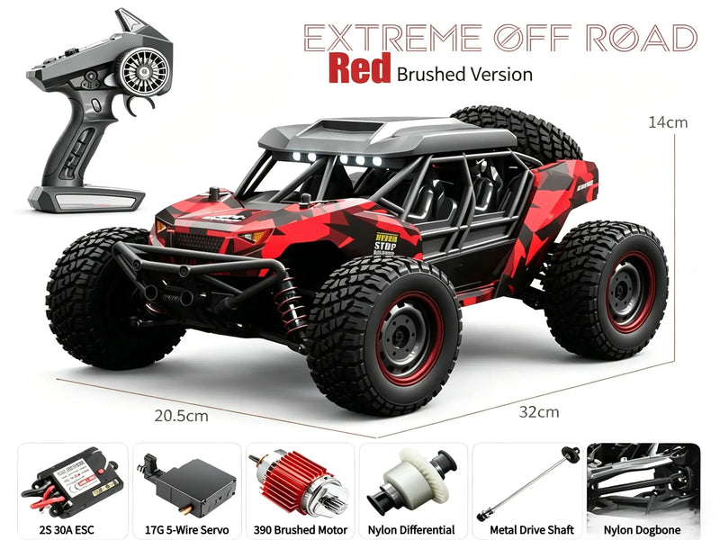1/16 Scale 4WD High Speed Monster Truck for All Terrains ZD-pro RC