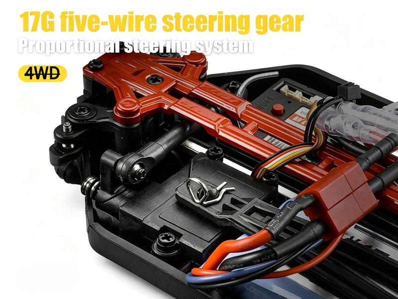 1/16 Scale 4WD High Speed Monster Truck for All Terrains ZD-pro RC