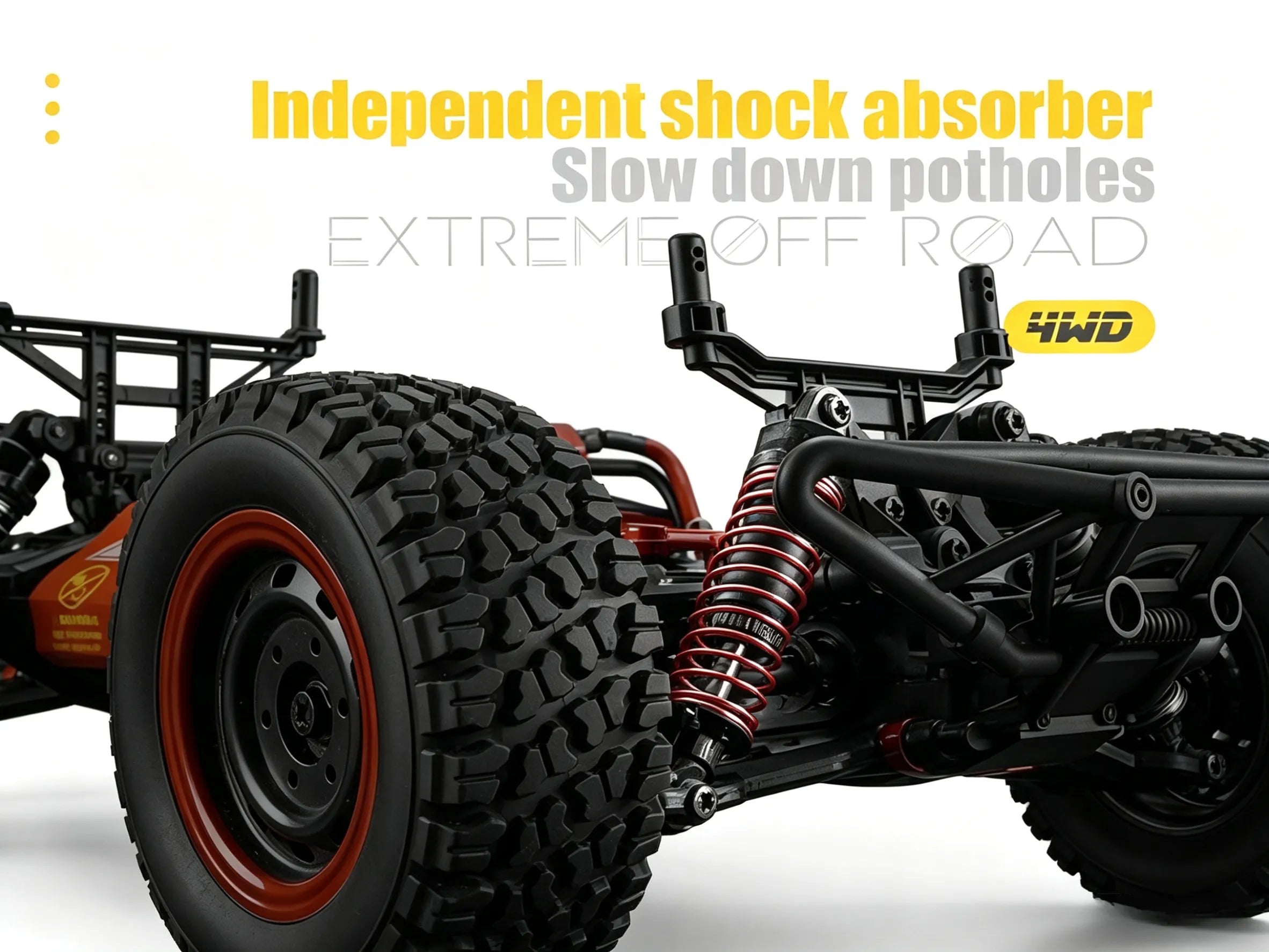 1/16 Scale 4WD High Speed Monster Truck for All Terrains ZD-pro RC